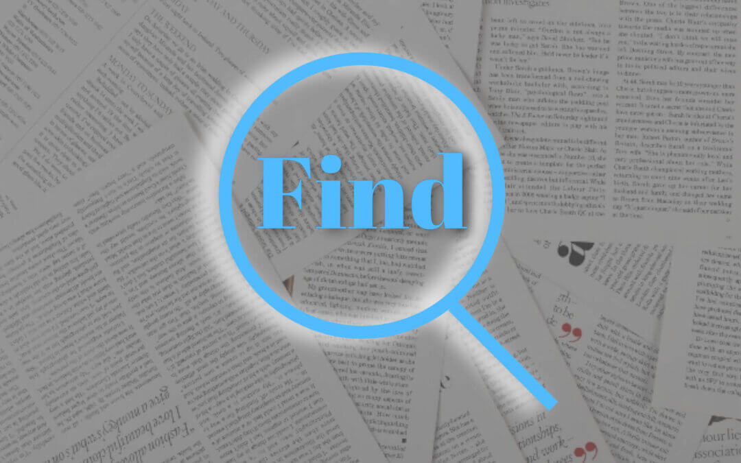 Search and Find