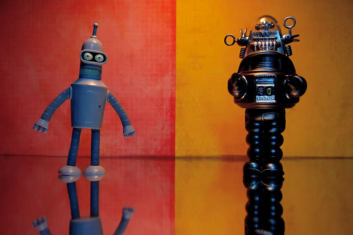 Bender vs. Robby the Robot © JD Hancock 2010